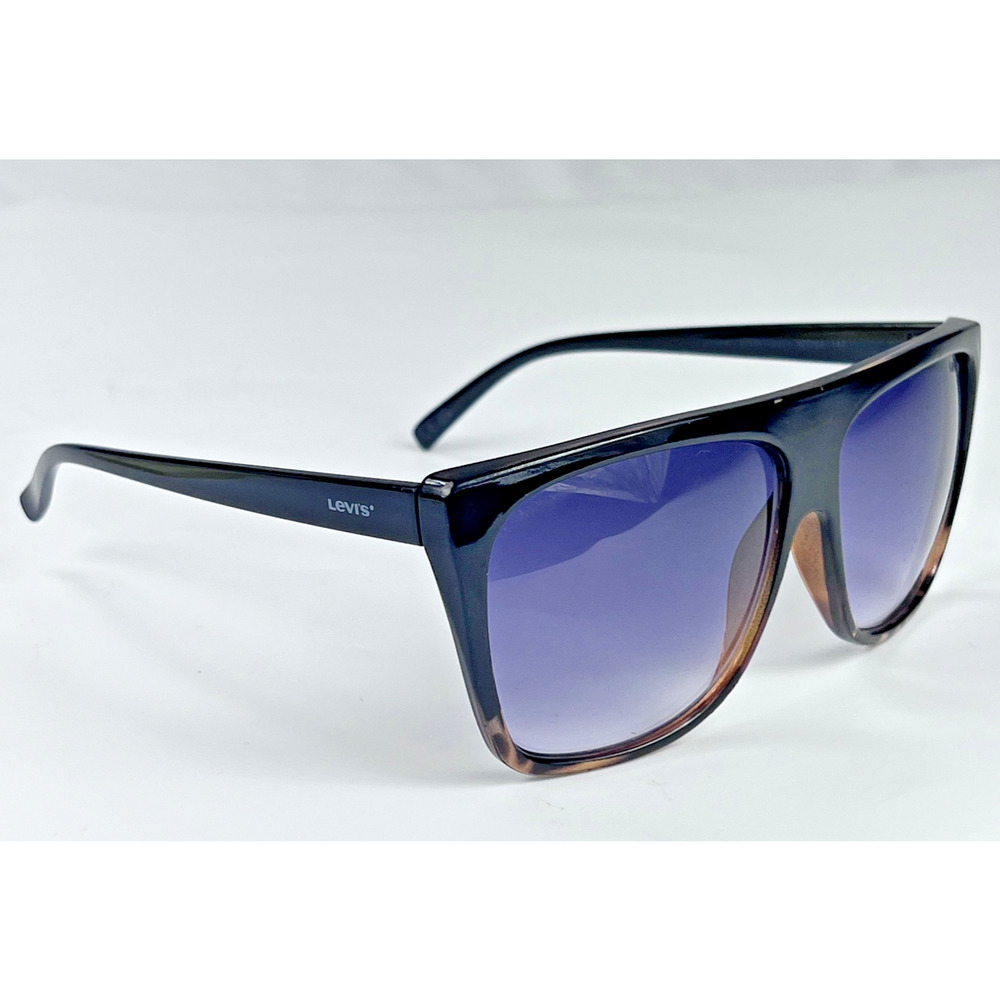 Levis Black Brown Gradient Square Mens LEV185W 52mm Sunglasses Frames Only